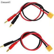 Crescent1 Adaptador Profissional 14AWG Plugues Para Balas 4mm 30CM Reforço Transmissão Energ