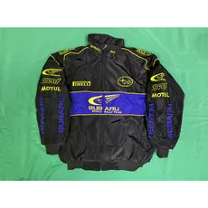 F1 Racing Jersey Ciclismo Frota Casual Retrô Americana Jaqueta Bordada Completa Roupas De Algodão Masculinas Moda