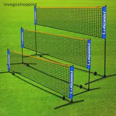 [lovego] Rede Portátil Dobrável Padrão Para Badminton , Esportes Internos E Externos , Vôlei , Tênis , Treinamento , Red