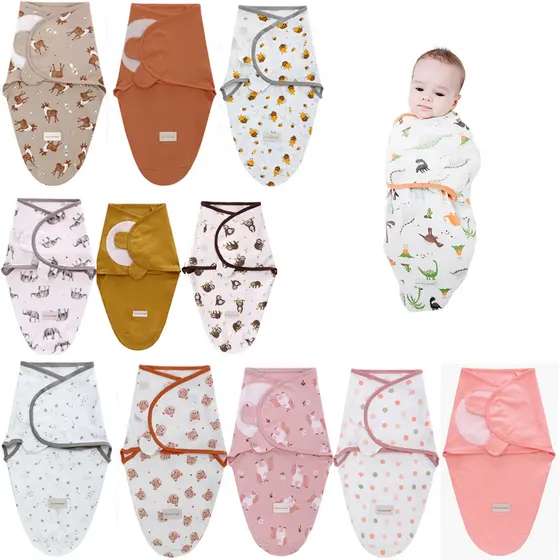 Baby Swaddle Wrap Parisarc 100 % Algodão Macio Produtos Para Bebês Recém-Nascidos Bebê Manta & Swaddling Saco De Dormir