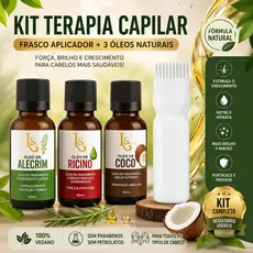 Kit Terapia Capilar + Frasco Aplicador Umectação Capilar - L&beauty