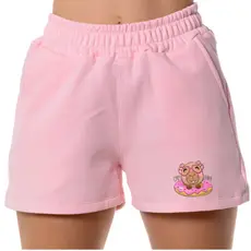 Short Bermuda Feminina De Moletom Academia Verão Capivara
