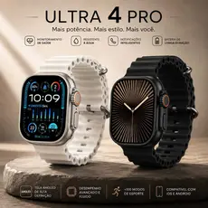 Smartwatch Microwear U4 Ultra 4 Pro 49mm GPS Bluetooth 5.1 Tela AMOLED NFC 3ATM Prova D'Água