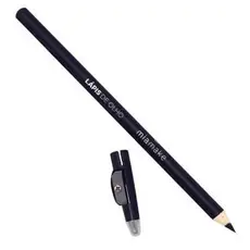 Lápis Para Olhos PRETO Com Apontador Mia make ALTA PIGMENTAÇÃO
