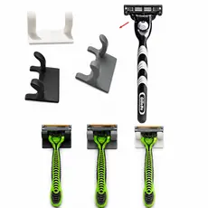 Suporte Barbeador Porta Lâmina aparelho Barbear Presto barba Auto Colante 3M