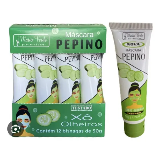 Kit 06 Mascara Pepino Adeus Olheiras Envio Rápido
