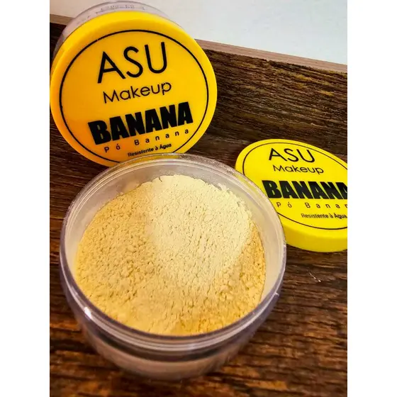 Pó Banana Fixador Finalizador Maquiagem