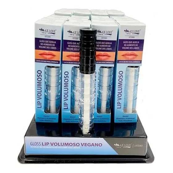 Kit 06 Unidades Gloss Labial Max Love Lip Volumoso Revenda