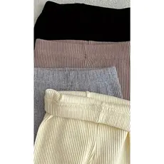 Calça Infantil - Tipo Mijão - Tecido Canelado Ribana - RN ao 4 ANOS