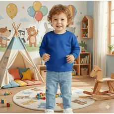 Blusa Moletom Felpado Gola Careca - Casaco Infantil Menino e Menina - Do P a 5 anos