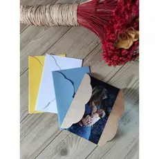 Envelopes prontos para convite Modelo Mini Nuvem 10X15cm