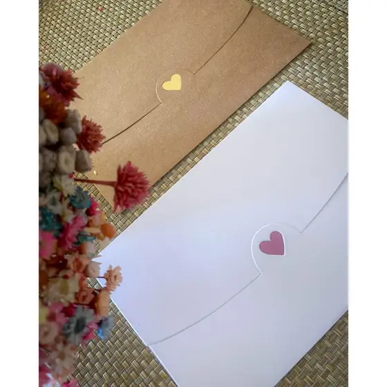 Envelope para convite de casamento e aniversário Mod. Princesa -19x13cm