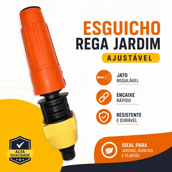 Esguicho  mangueira simples plástico reto para jardinagem