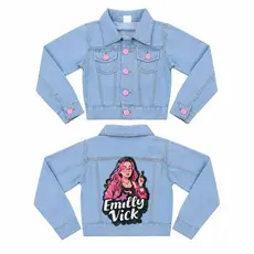 JAQUETA JEANS INFANTIL EMILLY VICK 4 A 12 ANOS