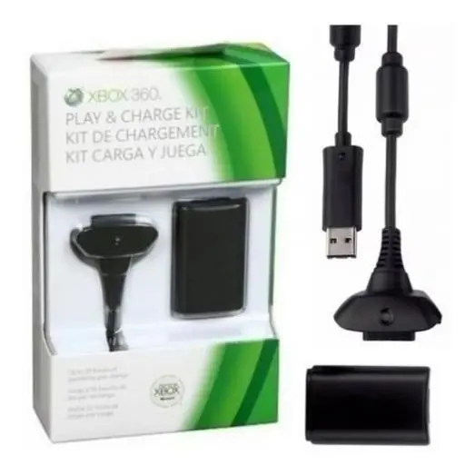 Carregador E Bateria Para Controle Xbox360
