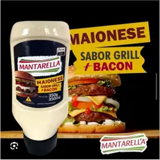 Maionese mantarella sabor bacon, e outros sabores entre e escolha o seu  preferido.