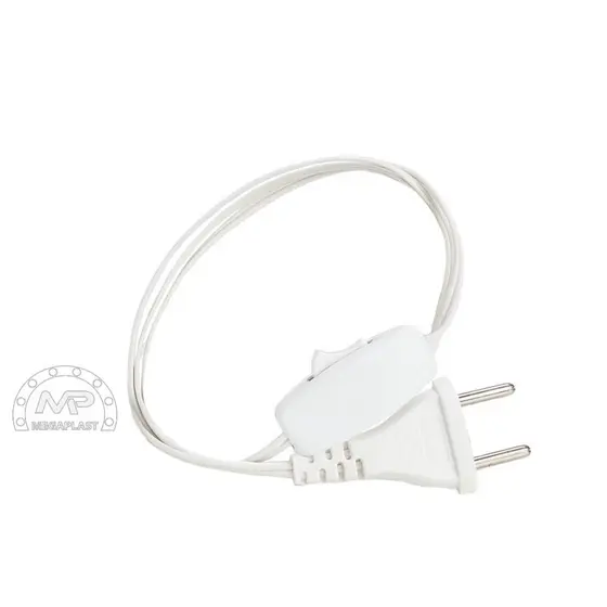 10 Fios Rabicho 1,0mt com Interruptor Meio Fio para Abajur