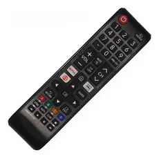 Controle Remoto Samsung led lcd 4k com teclas netflix globoplay e Primevideo