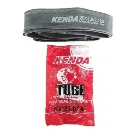 Câmara de ar para bicicleta Kenda 26x1.9/ 2.125 com válvula Schrader de bico grosso