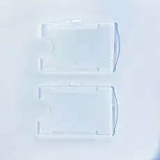 100 Protetores De Cartão Horizontal Transparente
