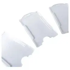 100 Protetores De Cartão Vertical Transparente