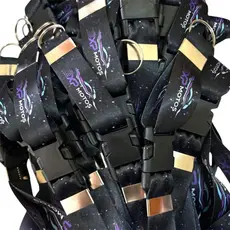 10 Cordões para Crachá Personalizados com Engate Rápido 25mm