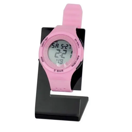 Relógio Feminino Digital Led Adulto Infantil / Relógios Sports Watch Prova D'água Natação Rosa