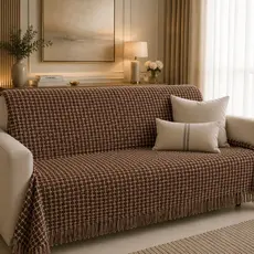Manta para Sofá Gigante 2,40x1,80m 100% Algodão Premium Decorativa Grande Luxo Direto da Fábrica