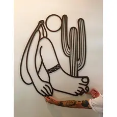 Quadro Escultura Releitura Abaporu 75X70CM GRANDE