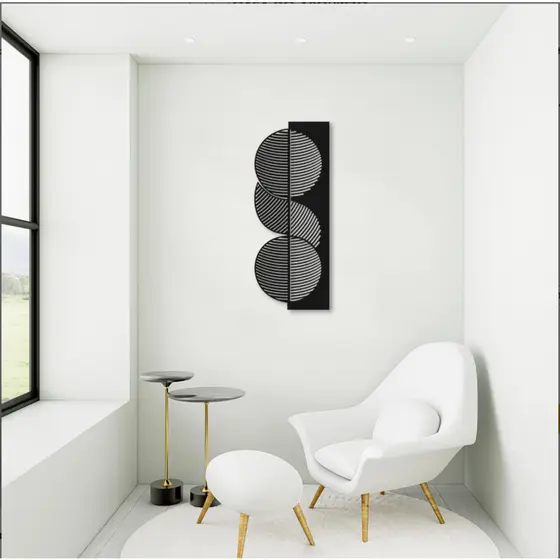 Quadro Escultura de Parede Abstração Espiral