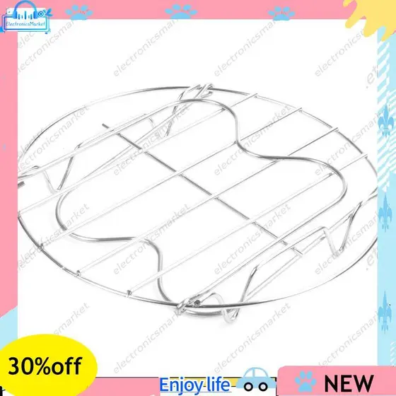 Trivet De Panela Com Alças Para 6 Ou 8 Quartos Acessórios De Pressão De Aço Inoxidável Pot Rack