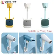 MIOSHOP Secador De Cabelo Rack , Suporte Do Auto-Adesivo Sem Soco , Ajustável Banheiro Da Prateleira