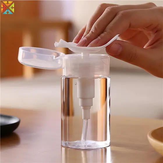 150ml/200ml/300ml Frasco Portátil De Viagem Toner Vazio Prensa Removedor De Unhas Maquiagem Cosmético Dispensador