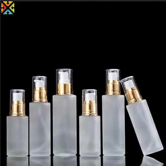 20ml 30ml 40ml 60ml 80ml 100ml 120ml Frasco De Spray De Vidro Fosco Dispensador De Maquiagem Garrafa Bomba Creme Transpa
