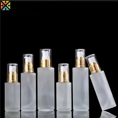 20ml 30ml 40ml 60ml 80ml 100ml 120ml Frasco De Spray De Vidro Fosco Dispensador De Maquiagem Garrafa Bomba Creme Transpa