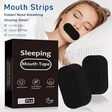 Fita Bucal Anti-Ronco-Tiras Bucais Para Dormir Melhores-Adesivos Respiração No Nariz-Tira Suave Evitar Viagens Em Casa-D