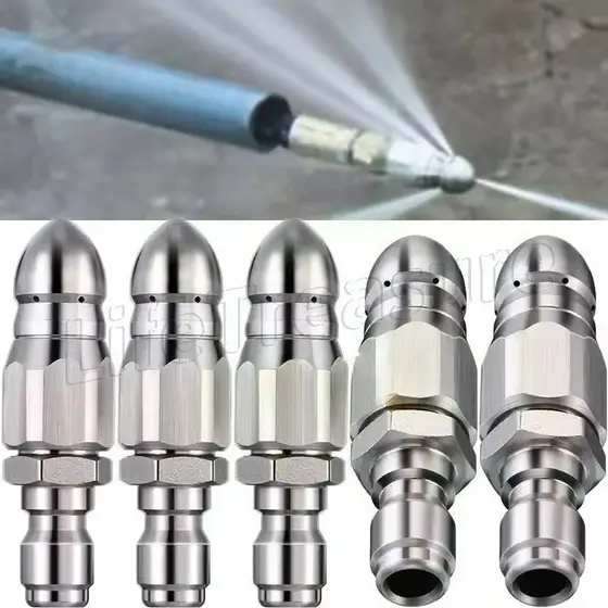 Cabeça De Spray Para Irrigação De Plantas-Jato De Mouse De Água De Alta Pressão-Bocal De Névoa 6 Furos-Aspersor De Draga