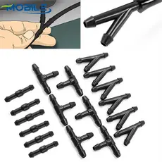 10Pcs Divisor De Substituição Durável/Bocal Do Limpador De Pára-Brisas/Conector De Mangueira Tipo T Y I/Junta Tubo Peças Acessórios Automotivos