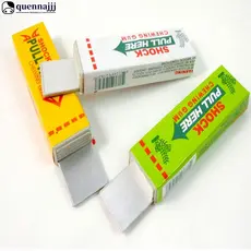 QJ Safety Brinquedo De Brincadeira De Chiclete Mastigador Chocante De Choque Elétrico