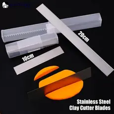 Quennana 10cm/20cm Lâminas De Corte De Argila De Aço Inoxidável Cerâmica Artesanato De Bricolagem Ferramentas Polimérica