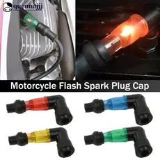 QUENNA Motocicleta Flash Vela De Ignição Tampa Da 90 Graus Piscando G2H2