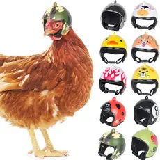NJ Funny Capacete De Galinha Pequeno Chapéu De Pombos