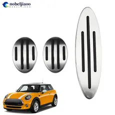 NOBELJIAOO 2 Unidades/3 Pedais De Carro Pedal De Descanso De Embreagem E Freio A Gás Para MINI Cooper One Hatch Hardtop 
