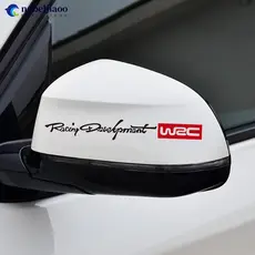 NOBELJIAOO 4 Pcs Carro WRC Maçaneta Da Porta Tigela Adesivo Rally Racing Stripe Decalques Do Adesivos De Vinil Tuning Au