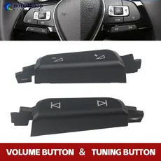 NOBELJIAOO Interior Do Carro Volante Multifuncional Interruptor Botão Capa Guarnição Para VW Golf 7 7.5 Ti-guan R-Line J