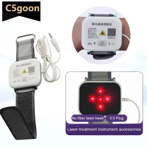 C5GOON 65nm Relógio Laser Dispositivo De Irradiação Meridian Fisioterapia Interface USB Para Uso Autônomo Placa De Ponto