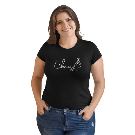 Babylook Plus Size Viscolycra Libras coração coreano