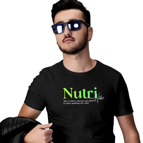 Camiseta masculina profissões Nutrição