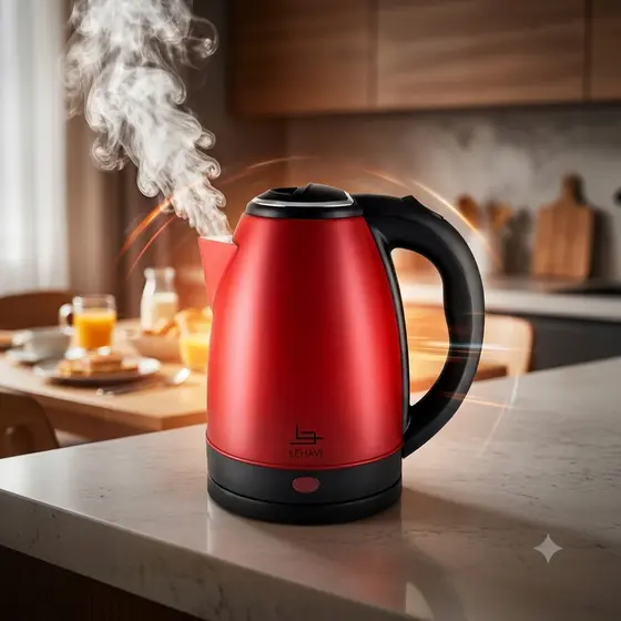 Chaleira Elétrica Inox Jarra Bule Térmico com Tampa e Desligamento Automático