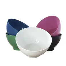 Kit 5 Cumbucas 800 ml Caldos Sopas Porções Coloridas Plasticas